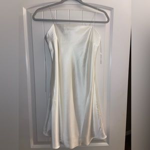 A New Day white strapless mini